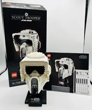 LEGO Star Wars: Scout Trooper Helmet (75305) Pre-owned w/Box, Stickers, Manual