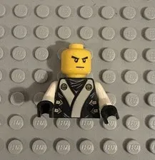 LEGO NINJAGO Final Battle Zane Minifigure parts torso head 973pb1387c01 njo0076