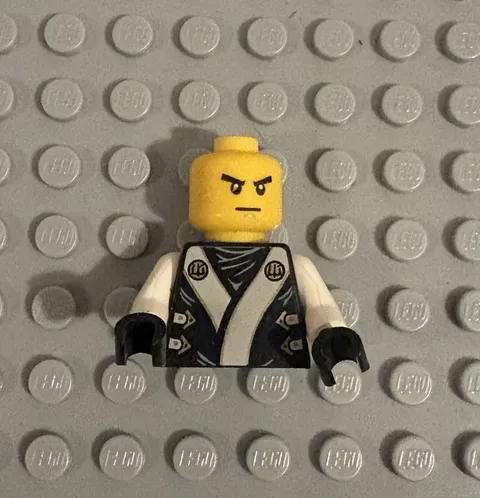 LEGO NINJAGO Final Battle Zane Minifigure parts torso head 973pb1387c01 njo0076