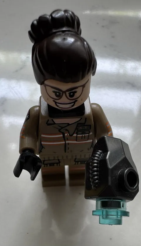 Ghostbusters minifigure with blaster #ghostbusters #lego