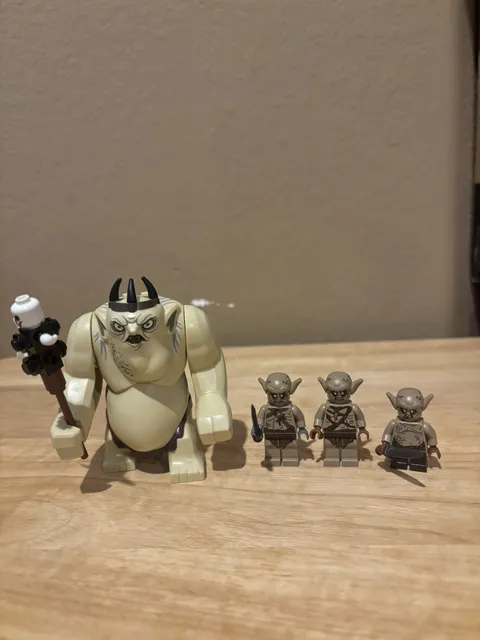 Lord of the Rings Goblin King and Goblins Lego Minifigures BigFig 79010 Hobbit