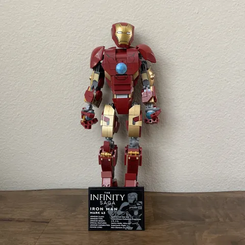 LEGO Marvel Super Heroes: Iron Man Figure (76206) NO BOX/INSTRUCTIONS