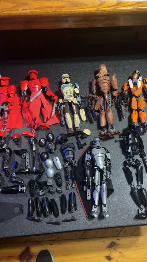 LEGO Star Wars Chewbacca Buildable Figures & Parts Bulk Lot, 10+ Pieces