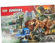 LEGO Juniors Jurassic World T. rex Breakout 10758 150 Pieces Age 4-7