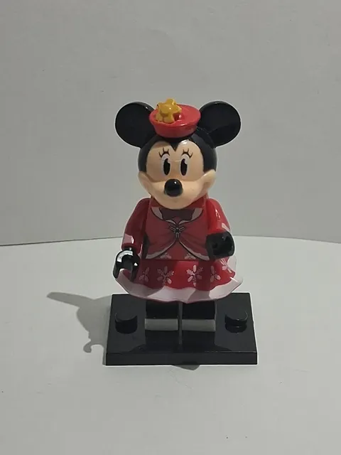 ChristmasCustom- Lego From Minnie Red Dress Mouse Cartoon Inspired Anime Motion 