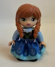 LEGO Duplo Figure Disney Frozen Anna Blue Cloth Skirt 10899 Ice Castle