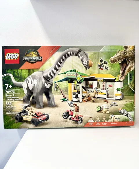 LEGO Jurassic World Raptor Titanosaurus Tracking Mission 76973 Toy Dinosaur NEW
