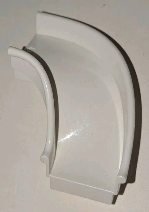 Lego Duplo Slide 90° White Curved Playground Play Ground Piece Part # 35088