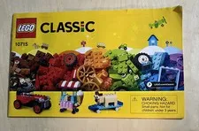 2018 LEGO 10715 Classic Bricks on a Roll Instruction Manual ONLY No Legos
