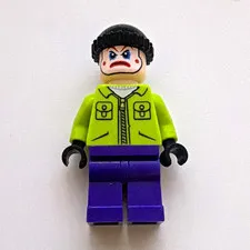 LEGO The Joker’s Henchman - Lime Jacket - sh0020 GREAT CONDITION