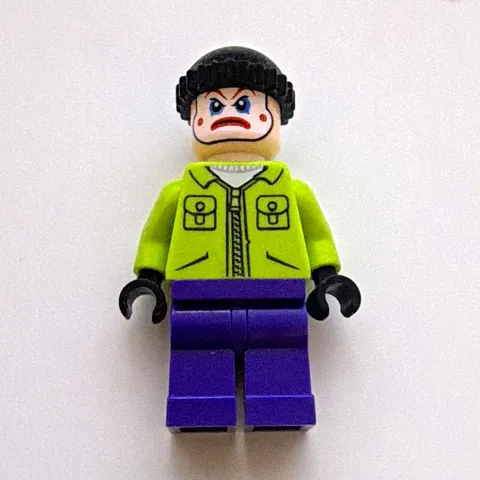 LEGO The Joker’s Henchman - Lime Jacket - sh0020 GREAT CONDITION