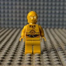 LEGO Star Wars C-3PO Minifigure Colorful Wires Pattern (Set 9490) sw0365 MINT
