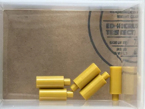 LEGO Parts - Pearl Gold Minifigure, Utensil Candle - No 37762 - QTY 5