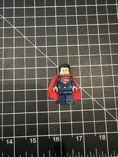 LEGO Superman Minifigure Superman Dark Blue Suit Tousled Hair sh219 Super Heroes