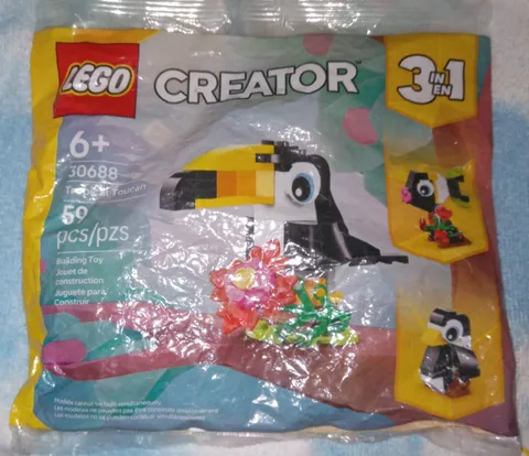 LEGO CREATOR: Tropical Toucan set (30688)  ages 6+