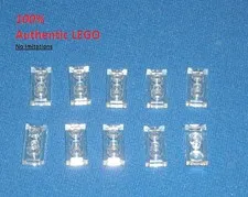LEGO NEW 1x2 Transparent Plate (10x) 6240204 Brick 3023 6225