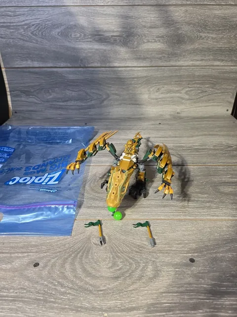 Lego Ninjago 70503 The Golden Dragon Final Battle - Incomplete 90% *read*