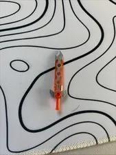LEGO Minifigure Nexo Knights Long Sword Trans Neon Orange Silver Battle Weapon
