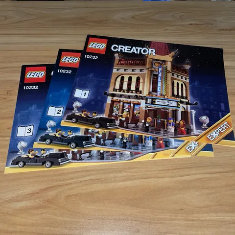 New Lego Creator Expert Palace Cinema Set 10232 Instructions (b)