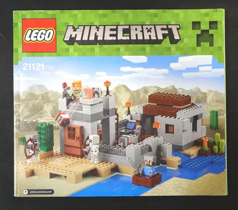 Lego MINECRAFT INSTRUCTION GUIDE Manual 21121