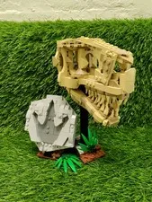 LEGO Jurassic World T. Rex Skull 76964 InComplete Set 577 Pieces NO BOX