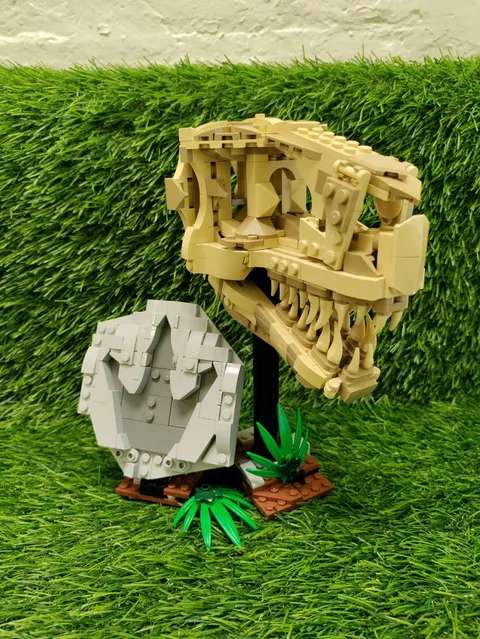LEGO Jurassic World T. Rex Skull 76964 InComplete Set 577 Pieces NO BOX