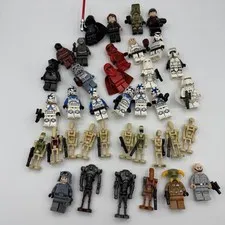 LEGO Star Wars Minifigure HUGE Lot Clone Trooper & Battle Droid Figures Dark 37