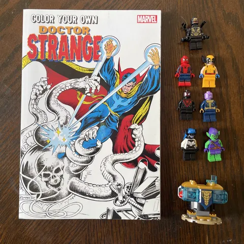 LEGO Marvel Super Heroes Minifigure Lot!!! + Coloring Book | Free Shipping!!!