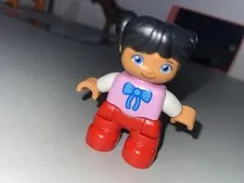 Lego Duplo Child Girl Pig Tails Pink Shirt Red Pants 10617 10616 10615 10847
