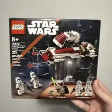 LEGO Star Wars BARC Speeder Escape 75378 Set, 221 Pieces, Grogu & Kelleran Beq