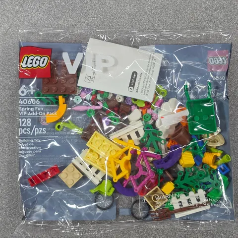 LEGO Spring Fun VIP Add-On Pack 40606 Kids New 128 Pcs Polybag