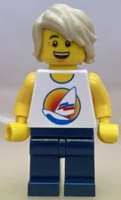 LEGO® - Minifigure City Surfer Surfboard 31063 Beachside Vacation - twn384 twn385
