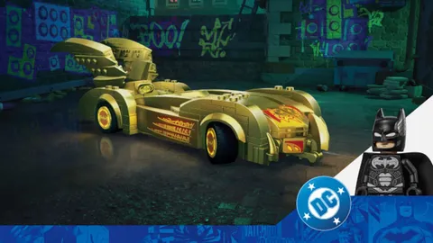 Lego Batman: Legacy of the Dark Knight GOLDEN Batmobile reward for the game