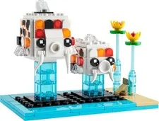 Lego Brickheadz Pet Set: Dog, Cat, Fish, Bird, Hamster (Choose Your Pet) (Carp _
