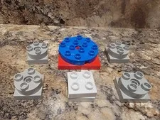 Lego Duplo Spinning Circle Top Block Spinner Rotating Turntable Swivels Lot 1