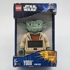 Yoda Alarm Clock LEGO Star Wars 9003080 Untested