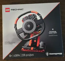 LEGO Technic Koenigsegg Steering Wheel Set 40894 Sadair's Spear NEW SEALED GWP