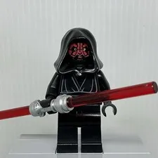 LEGO Star Wars Episode 1 sw0686 Darth Maul Minifigure & Lightsaber No Cape