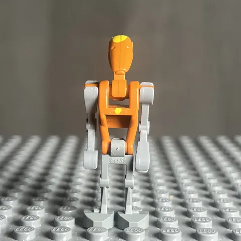Lego sw0227 Rocket Droid Commander - Minifigure - Star Wars - Yellow dot - 1G
