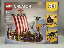 Lego Creator 3 in 1: Viking Ship and the Midgard Serpent, 31132, NEW