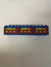 Lego Duplo 2x4 Painted Brick Bed Brick Lot Of 3