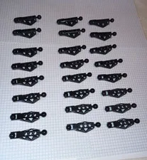 24 Lego 45749 Black Bionicle Lower Leg Section Rahkshi type Genuine Lego 24 pcs