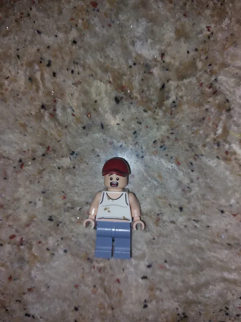 Exclusive LEGO DC SUPER HEROES Farmer Minifigure from Set 76054