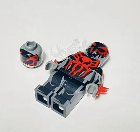 Spiderman 2099 Lego Custom Minifig 100% Genuine LEGO RETIRED