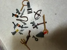 LEGO Castle Fantasy Ninjago Weapons Dragon Accessories Mixed Parts Lot Genuine