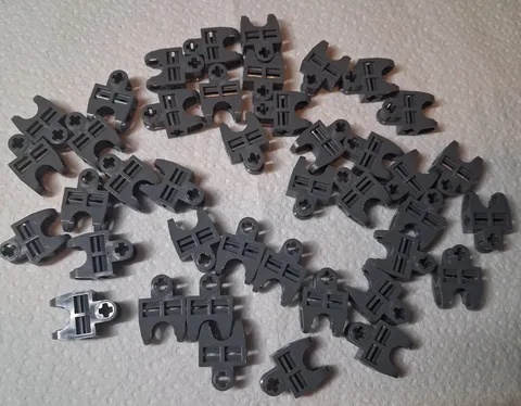 N-1 Lego Lot 41 Dark Bluish Gray Technic Axle Connector 32174 8940 8892