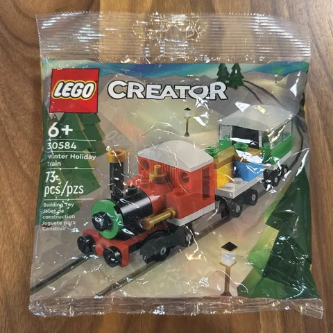 New/Fac Sealed RETIRED 2022 Lego Creator 30584 Winter Holiday Train Polybag Set