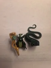 LEGO NINJAGO Minifigure Acidicus Green Serpent - Good Condition