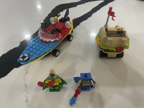 LEGO SpongeBob SquarePants Heroic Heroes of the Deep 3815 Incomplete No Plankton