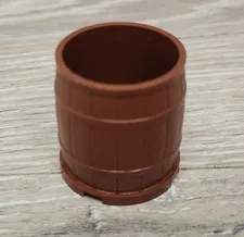 Lego 30139 Reddish Brown Container Barrel 4 x 4 x 3.5 Open Bucket Replacement